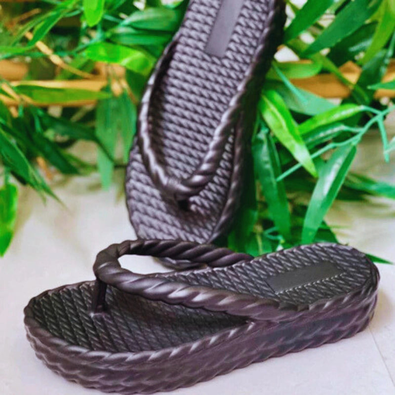 Chinelo Feminino Trançado Nuvem Casual