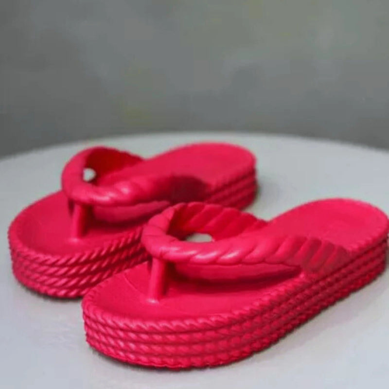 Chinelo Feminino Trançado Nuvem Casual