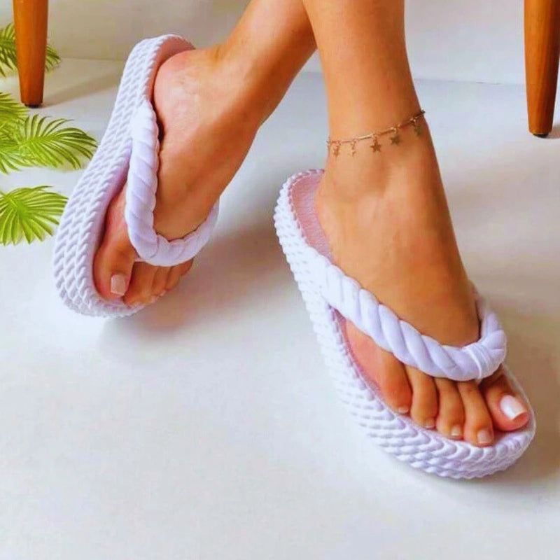Chinelo Feminino Trançado Nuvem Casual