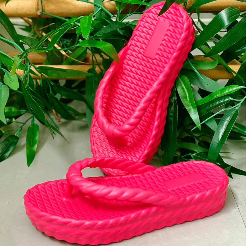 Chinelo Feminino Trançado Nuvem Casual