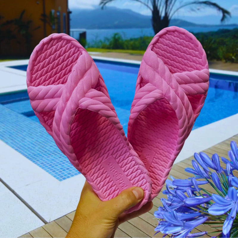Chinelo Feminino Trançado Nuvem